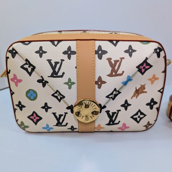 Louis Vuitton x Tyler the Creator Colorful Monogram Craggy Envelope Shoulder Bag - Picture 1 of 16